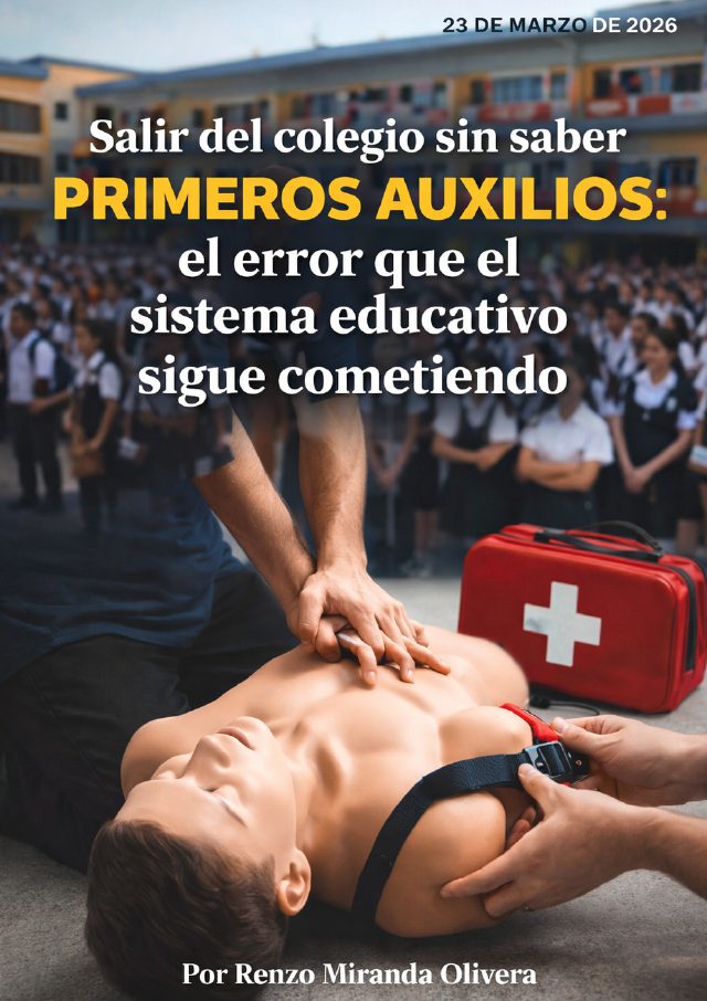 Portada del artículo: Salir del colegio sin saber primeros auxilios