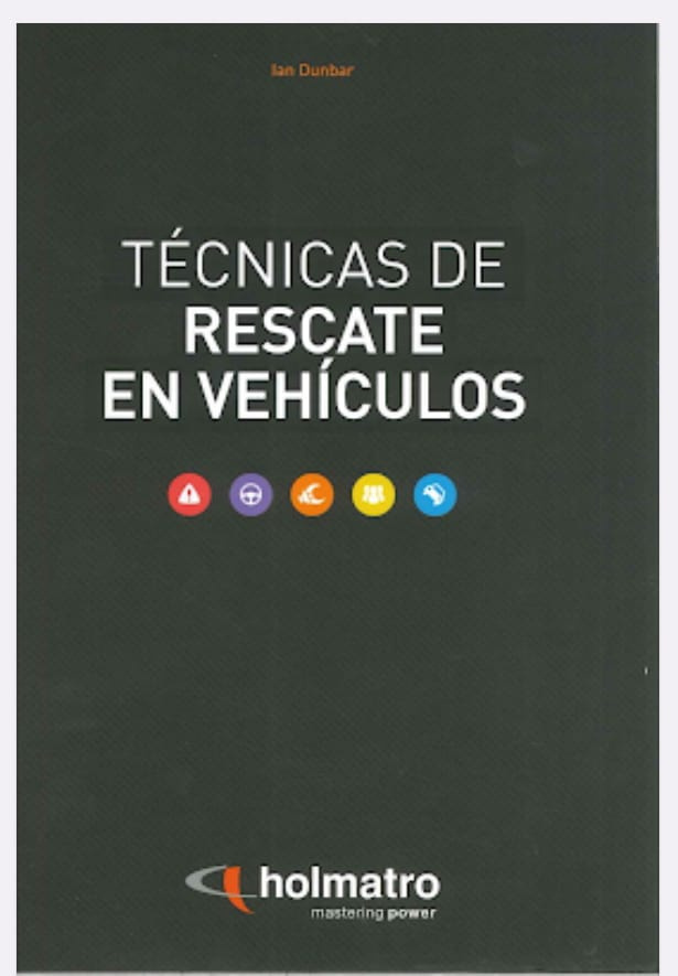 Portada completa del manual Técnicas de Rescate en Vehículos de HOLMATRO